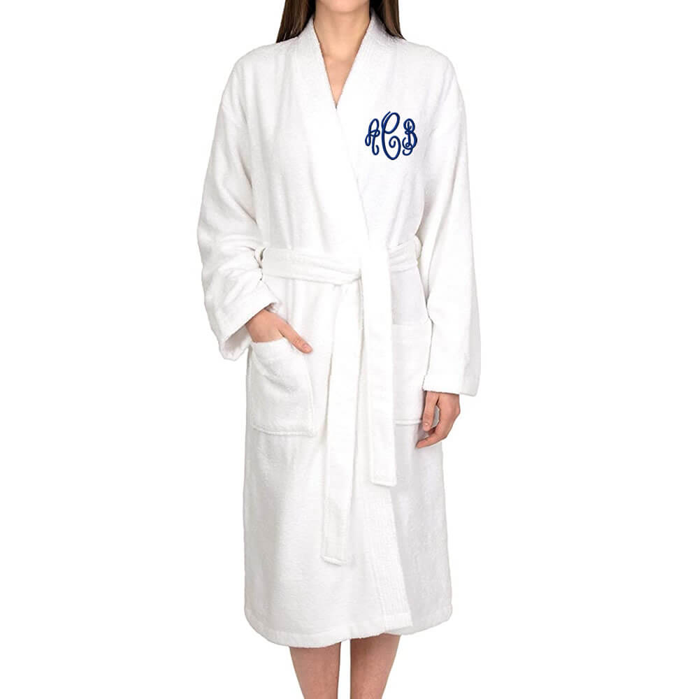 Monogram Flower Toweling Robe - Ready-to-Wear