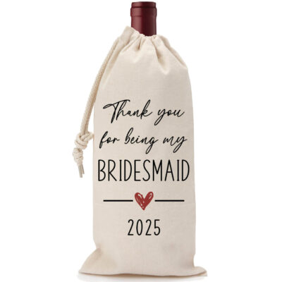 Thank you for being my Bridesmaid Wine Bag