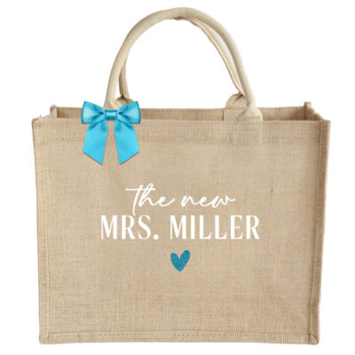 The New Mrs. Jute Tote Bag