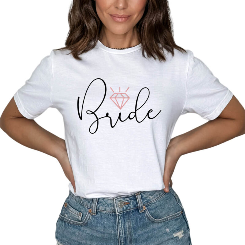 Bride T-Shirt - Modern Script