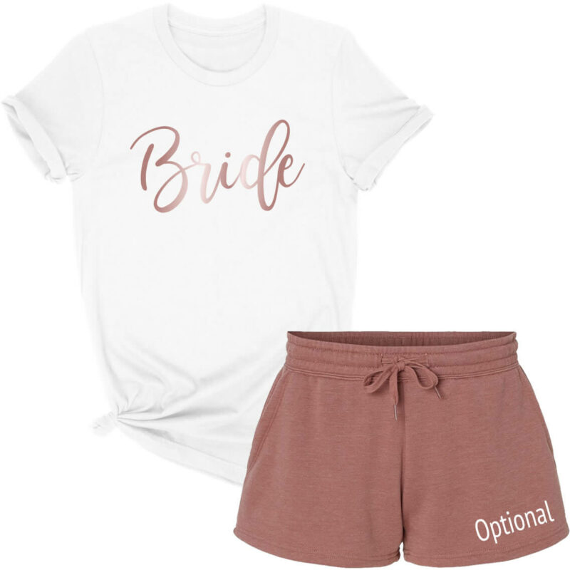 Bride T-Shirt & Shorts Pajama Set