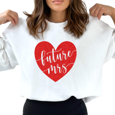 Future Mrs Valentine's Day Bride Sweatshirt - Heart