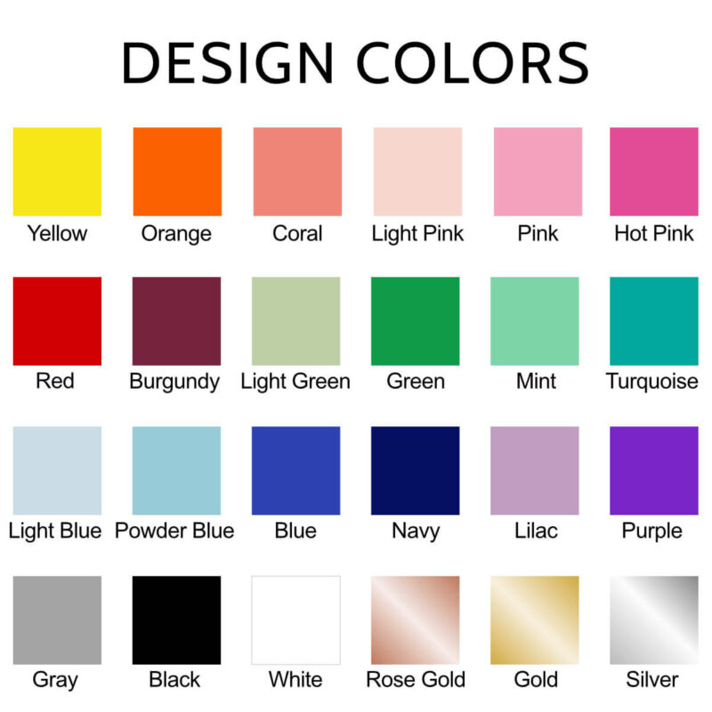 Design Color Chart