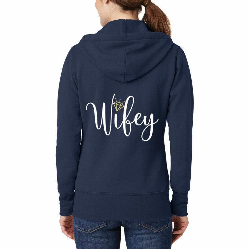 Full-Zip "Wifey" Hoodie