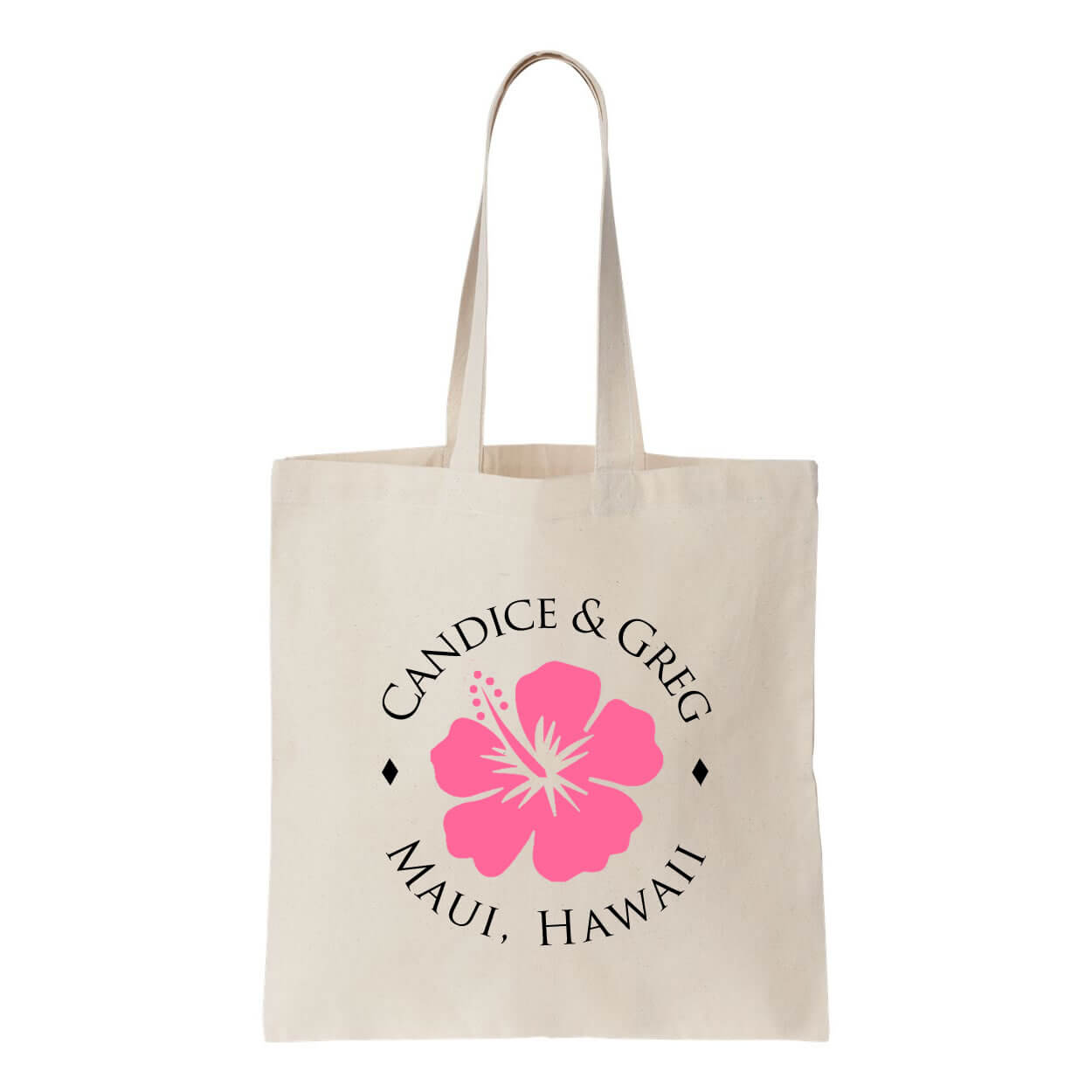 Custom Name Printed Tote Bags, Personalized Canvas Tote Bag With Names