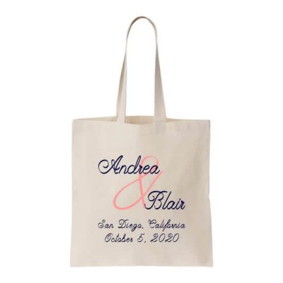 Personalized Welcome Bag with Names & Date