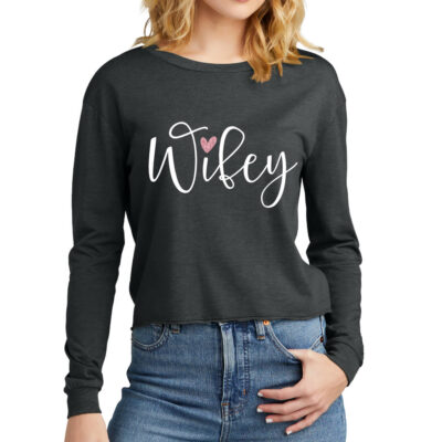 Wide Neck Wifey Shirt