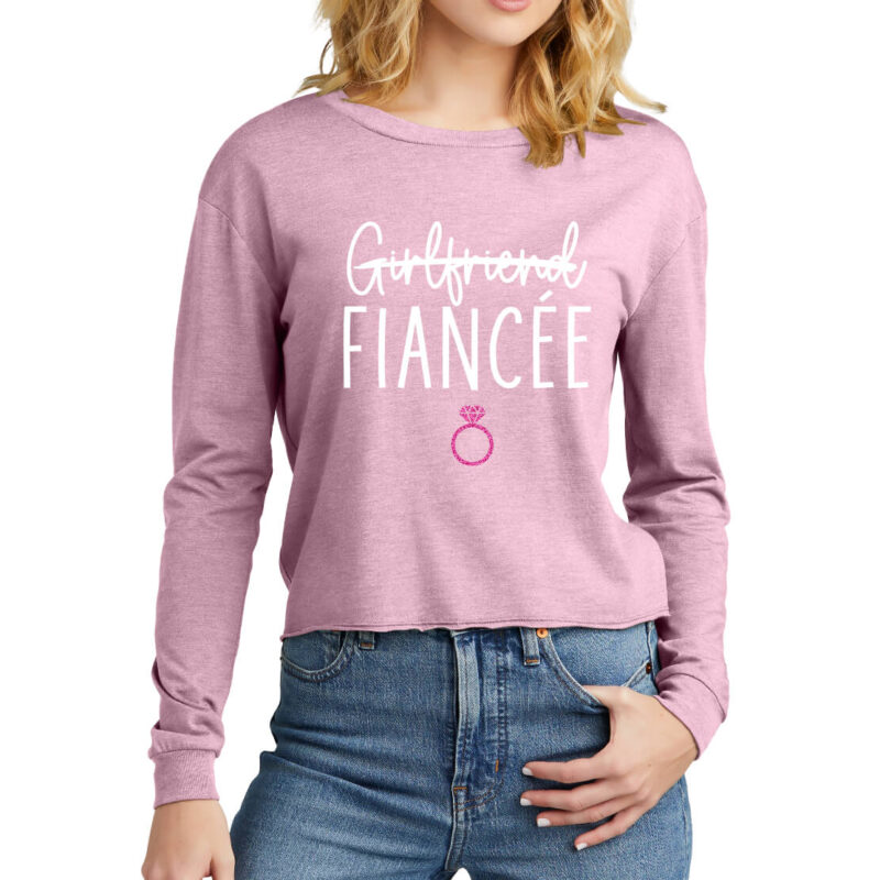 Girlfriend to Fiancée Long Sleeve Midi Shirt