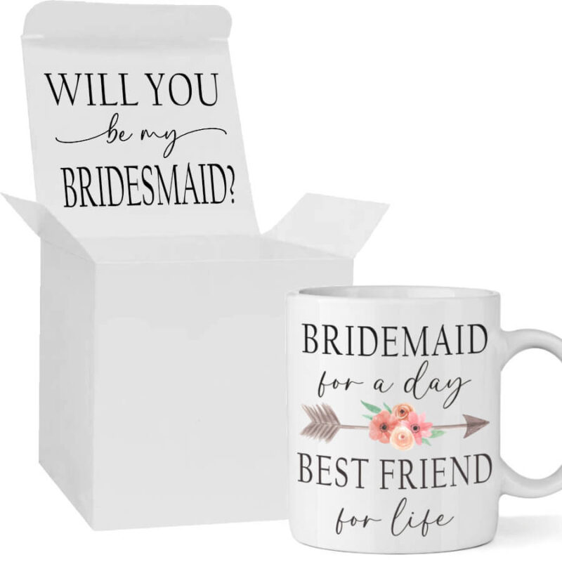 Will you be my Bridesmaid Mug Gift Box Set